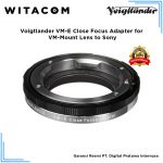 Voigtlander VM-E Close Focus Adapter for VM-Mount Lens to Sony