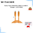 Tether Tools TetherPro USB-C to USB-C – Orange – CUC15-BLK