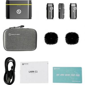 Hollyland Lark M1 Wireless Lavalier Microphone System with Charging Case  Mint